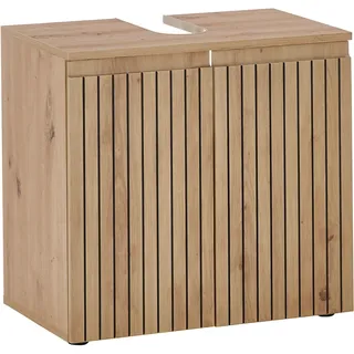 BASIC by Balculina Waschbeckenunterschrank Austin (1-St) Breite 60 cm, Türanschlag L/R wechselbar beige
