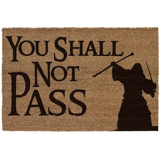 Fussmatte, LORD OF THE RINGS - You Shall Not Pass - Paillasson '60x40x2cm' (60 x 40 cm)