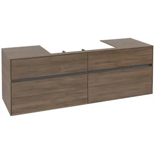 Villeroy & Boch Collaro Waschbeckenunterschrank 160 x 55 cm Arizona Oak