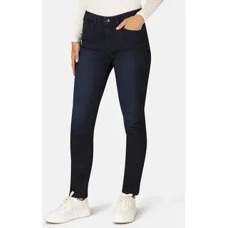 STOOKER WOMEN 5-Pocket-Jeans Zermatt Thermo Straight Fit Jeans Straight Fit Casual Clean Wash Denim Jeans für Damen blau 42