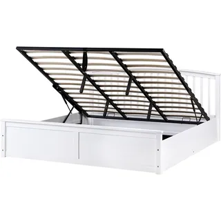 Beliani Clarbec 180 x 200 cm Weiß