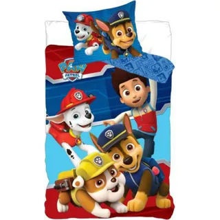 PAW PATROL Bettwäsche/Kinderbettwäsche, 2 Stück ** Marshall, Ryder, Rubble, Chase **