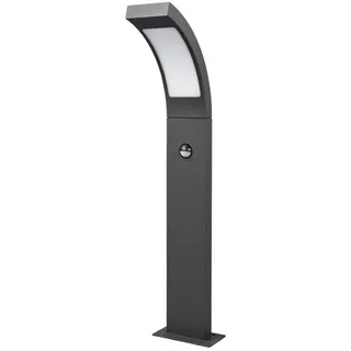 LUCANDE Außenleuchte Aluminium 60 cm mit Bewegungsmelder IP54 schwarz
