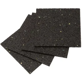 CONACORD Antirutsch-Matte Gummigranulat Länge 10 cm Schwarz 4 Stück