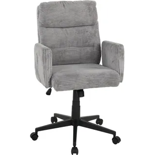 Duo Collection Charly Drehstuhl Cord Grau