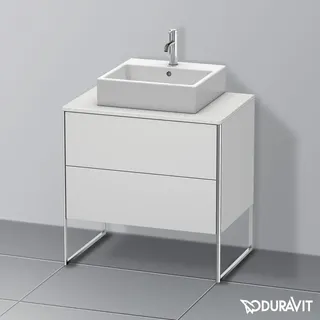 Duravit Waschtischunterschrank 2 Auszüge 80 x 77,8 x 54,8 cm Weiß Seidenmatt