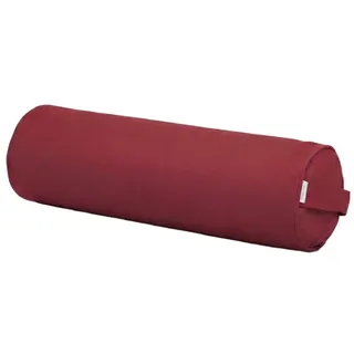 Yogistar Yoga-Bolster Yin - Plus - rund 68 x 25 x 25 cm, Bordeaux