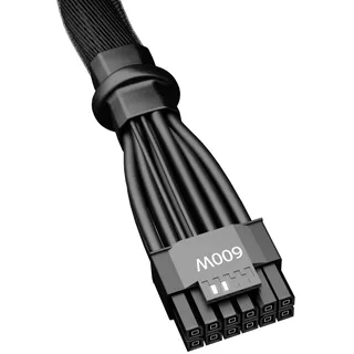 be quiet! 12VHPWR Adapterkabel 0,6 m Schwarz