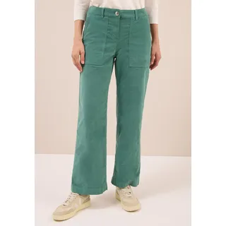 Cecil Cordhose High Waist Grün 33