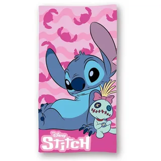 Lilo & Stitch Badetuch 70 x 140 cm rosa