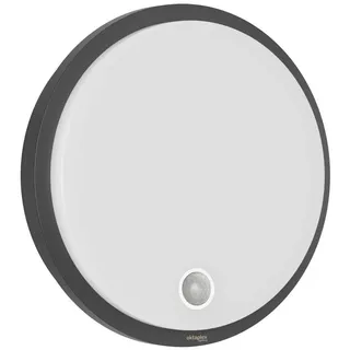 Oktaplex lighting Außenleuchte LED 10,5 W IP65 mit Bewegungsmelder anthrazit 3000K 1010lm