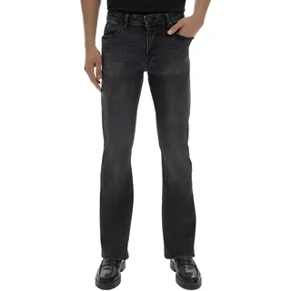 LTB Herren Jeans RODEN Bootcut Adoni Wash 54545 Tiefer Bund Knopfleiste W 33 L 34