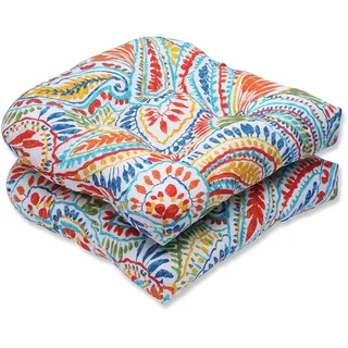 Kissen Perfekte Outdoor Ummi Geflecht Sitzkissen, Bunte-Set von 2
