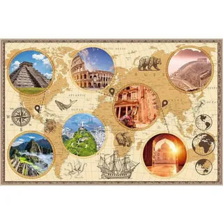 Ravensburger Nathan — 3000-teiliges Puzzle — Wunder der modernen Welt — Erwachsene und Kinder ab 14 Jahren — hochwertiges Puzzle — perfekte Passform — Escape Collection — 12001548