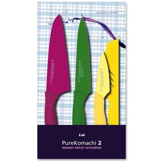 KAI Messer-Set Pure Komachi 2 (3-tlg) bunt
