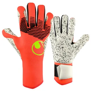 Uhlsport Torwarthandschuhe Fluo Rot/Weiß/Fluo Gelb 8,5