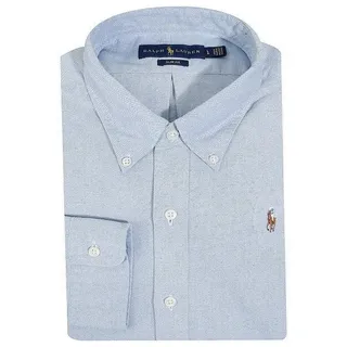 Ralph Lauren Slim Fit Langarmhemd Blau M