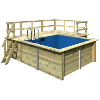Karibu Rechteckpool kdi 350 x 320 cm