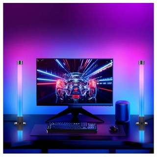 MUPOO LED-Streifen »Smart LED Lightbar 2er Pack, Sync mit Musik und APP Steuerung«, RGB Gaming Ambient Lampe,LED Play Light Bar für TV, PC, Gaming