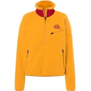 Marmot Recycled Fleece Sweatshirt Golden Sun/Team Red S