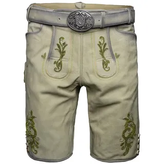 Krüger Trachtenlederhose Maurus Herren (1-tlg) Trachtenlederhose, Trachtenhose, Bayerische Lederhose, Oktoberfest beige 48