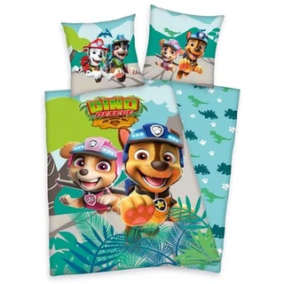 Herding Bettwäsche Paw Patrol Dino Rescue 135 x 200 cm, 135x200 cm