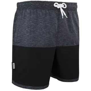 Guggen Mountain Badehose Black-White in Schwarz-Grau | Gr.: S