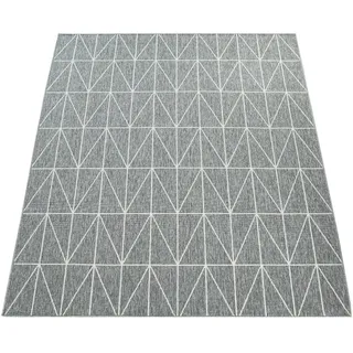 Paco Home Brugge 224 Outdoor-Teppich 80 x 150 cm Grau