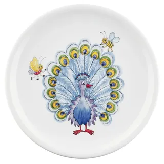 SELTMANN WEIDEN Speiseteller Bunte Tierwelt 26 cm bunt/weiß
