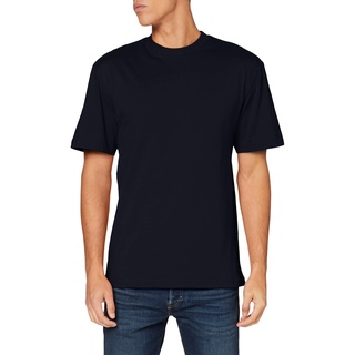 Urban Classics Herren T-Shirt Tall Tee, Oversized T-Shirt für Männer, Baumwolle, gerippter Rundhals, navy, XL