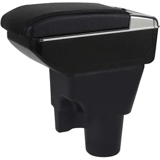 Caijiax Auto Armlehne Box für VW T5 T6 T6.1 2013-2019, Auto Mittelkonsole Aufbewahrungs Box Armlehne Innenausstattung Armauflage.