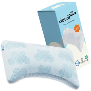 Cloudpillo Plus Nackenstützkissen 45x70 cm, Memory-Foam, höhenverstellbar - Blau
