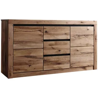 MASSIVMOEBEL24.DE MONTREUX 155 x 80 x 43 cm Braun