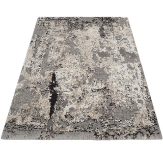 Teppich OCI DIE TEPPICHMARKE "Juwel Liray" Teppiche Gr. B/L: 140 cm x 200 cm, 20 mm, 1 St., grau (hellgrau) Esszimmerteppiche