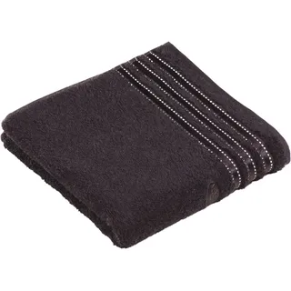 VOSSEN Cult de Luxe Handtuchset 50 x 100 cm schwarz 2 St. 