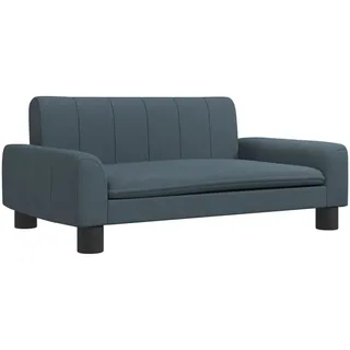 vidaXL Kindersofa Dunkelgrau 70x45x30 cm Stoff