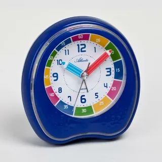 Lernwecker Atlanta 1953/5  Kinderwecker blau , Melodie und wechselnde Farben
