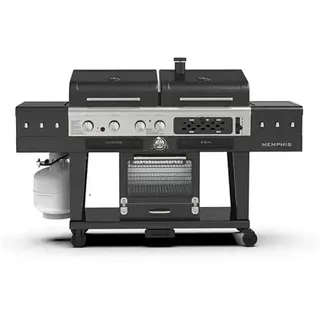 Pit Boss Memphis Ultimate 2.0 Kombi-Grill, 4-in-1 Grill, Gasgrill, Holzkohlegrill, Elektrosmoker, Kalträuchern