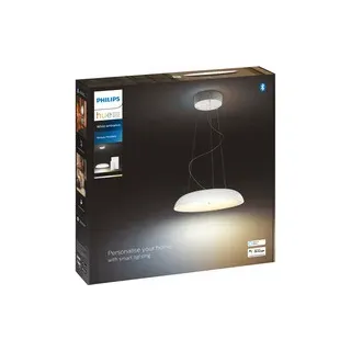 White Ambiance Amaze Pendelleuchte, LED-Leuchte - weiß, inkl. Dimmschalter