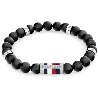 Tommy Hilfiger BEADS Armband Edelstahl/Emaille blau/rot/schwarz 2790712 Größe 18
