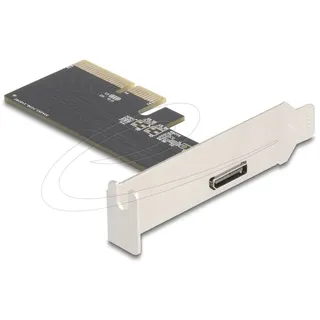 DeLock PCI Express x4 Karte zu 1 x extern OCuLink SFF-8612 - Low Profile Formfaktor (90965)