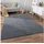 Sevilla 521 rechteckig Höhe 16 mm Uni Farben weich kuschelig Hoch-Tief Effekt grau 120 cm x 160 cm x 16 mm