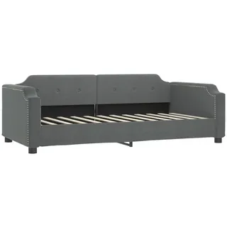 vidaXL Tagesbett 100 x 200 cm Dunkelgrau