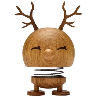 Hoptimist - Junior Reindeer, Rentier - Holz - Handmade - Höhe: 15 cm