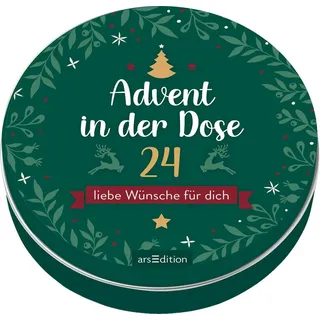 arsEdition Advent in der Dose. 24 liebe Wünsche für dich