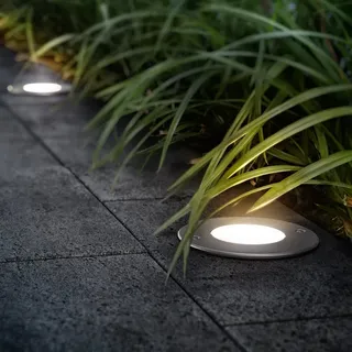 Philips LED Einbauleuchte Edelstahl 3W 270 lm IP67 grau