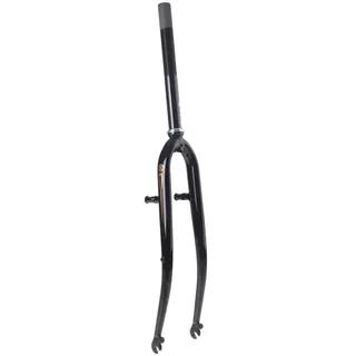 Hulzebos Cycle Parts Gabel Feste Hydrid 28 Zoll 1 1/8 Zoll 0 mm Schwarz