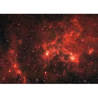 BELECO 2.1x1.5m Stoff Rote Galaxie Nebel Hintergrund Universum Weltraum Abstrakte Naturszenerie Sternenhimmel Wanddeko Kind Künstlerisches Porträt Fotoshooting