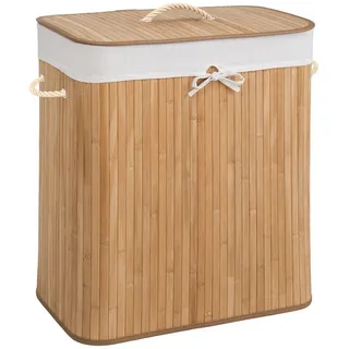 Tectake tectake® Wäschekorb mit Wäschesack eckig 100 L