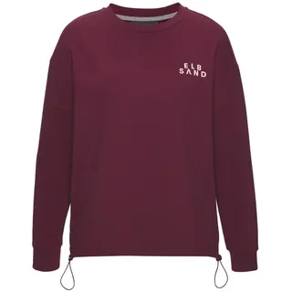 ELBSAND Sweatshirt Weinrot XXL